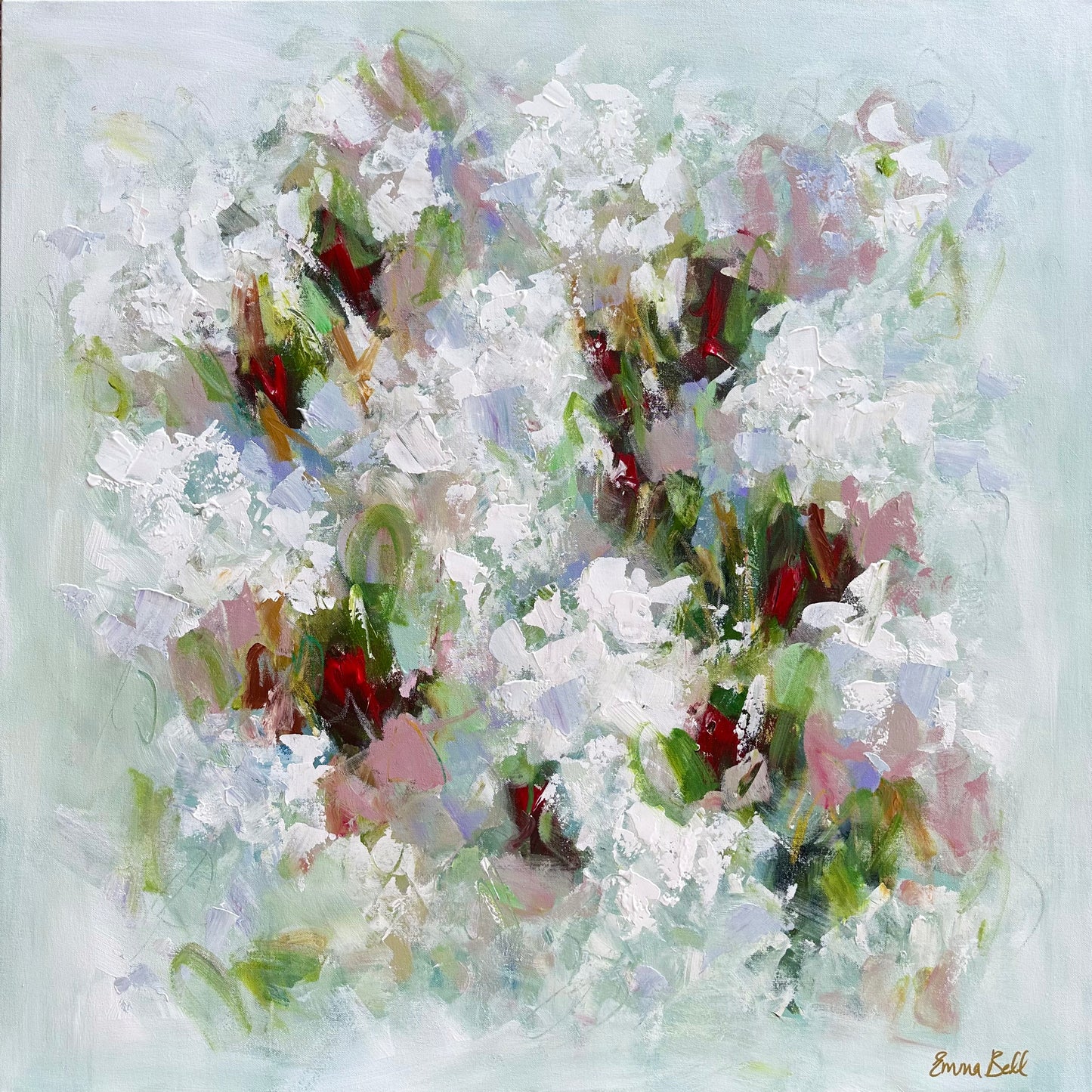 White Flower Abstract