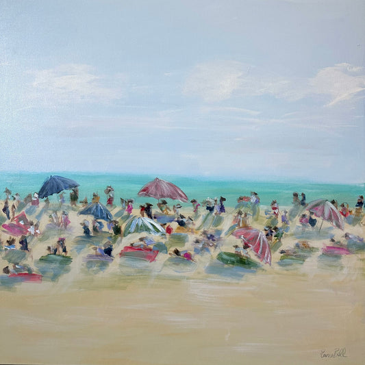 Pink and Blue Umbrellas II