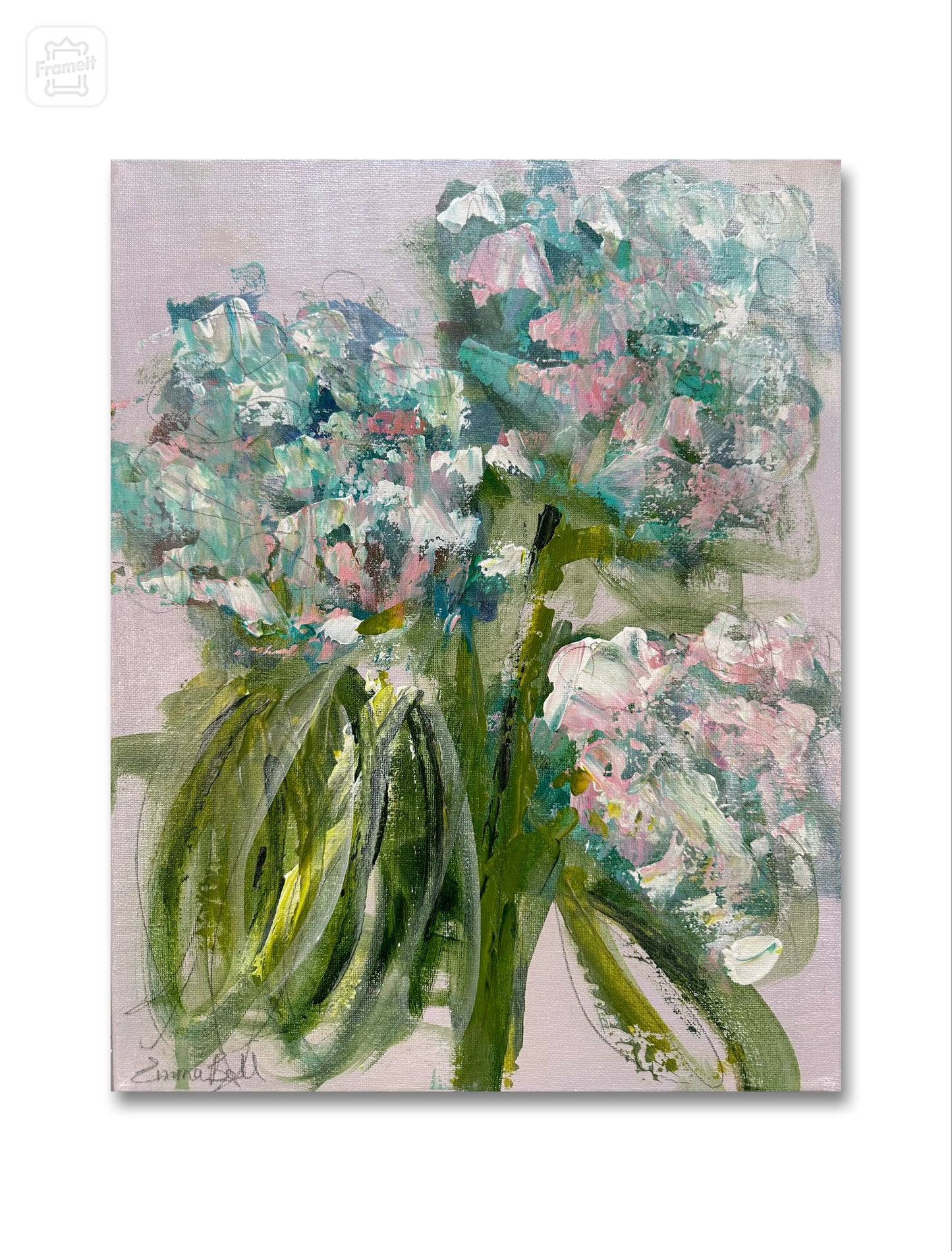 Aqua Hydrangea Bunch