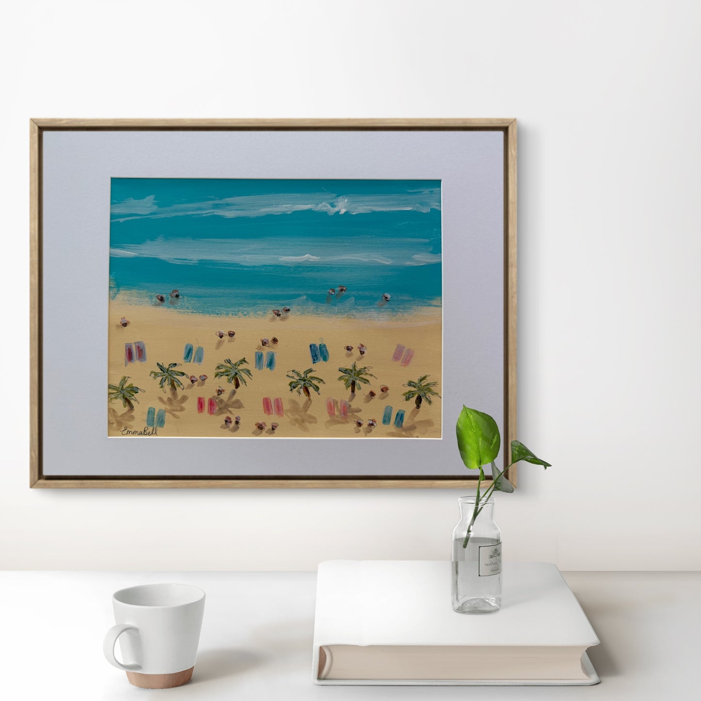 Palm Tree Bay 11x14