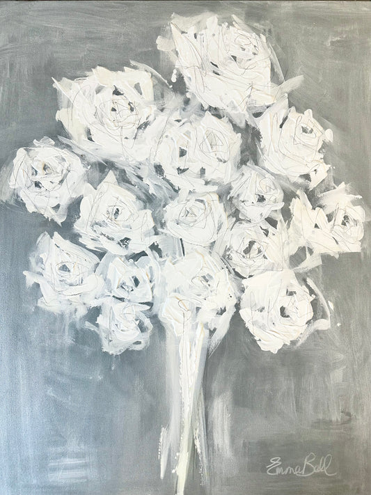 White Rose Abstract