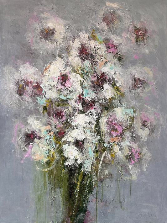 White Flowers 48x36