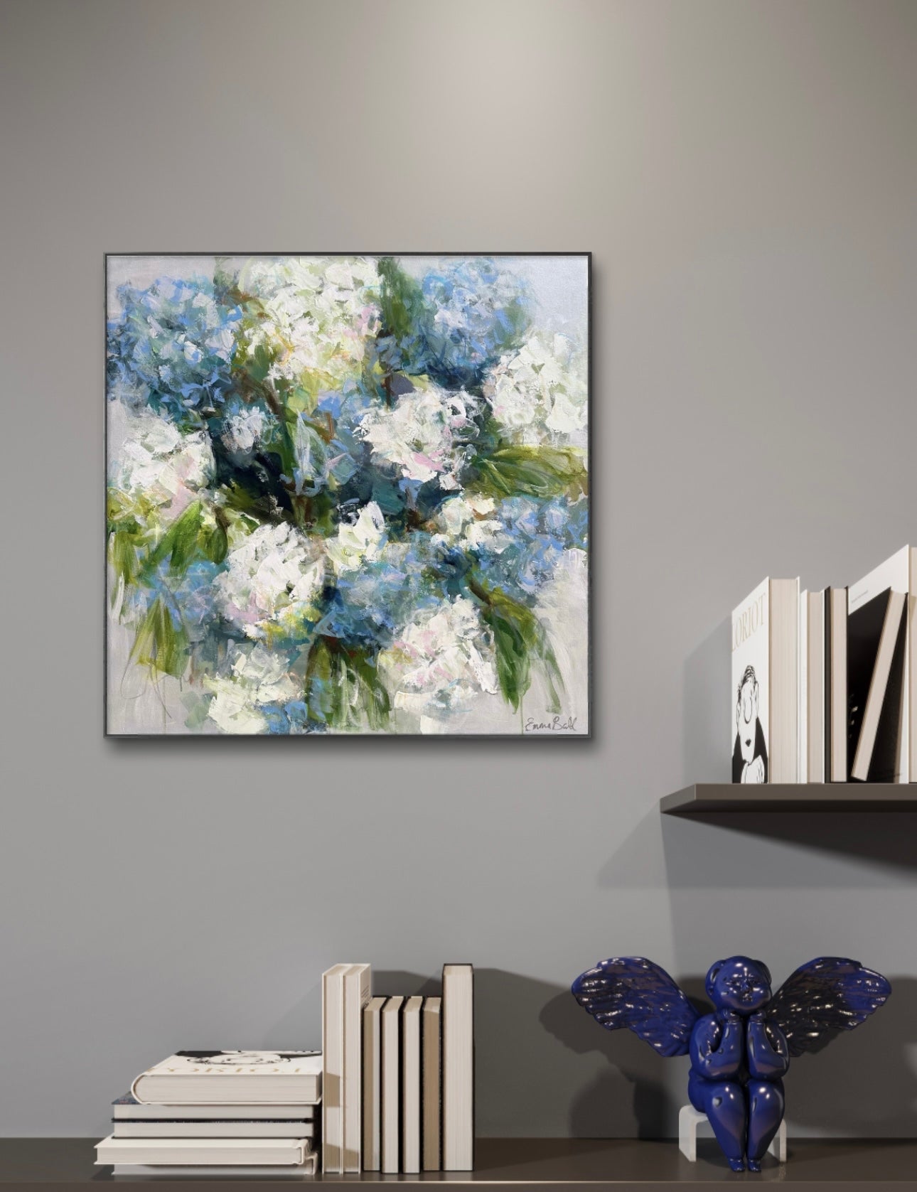 Hydrangea Haze Abstract Giclee Print