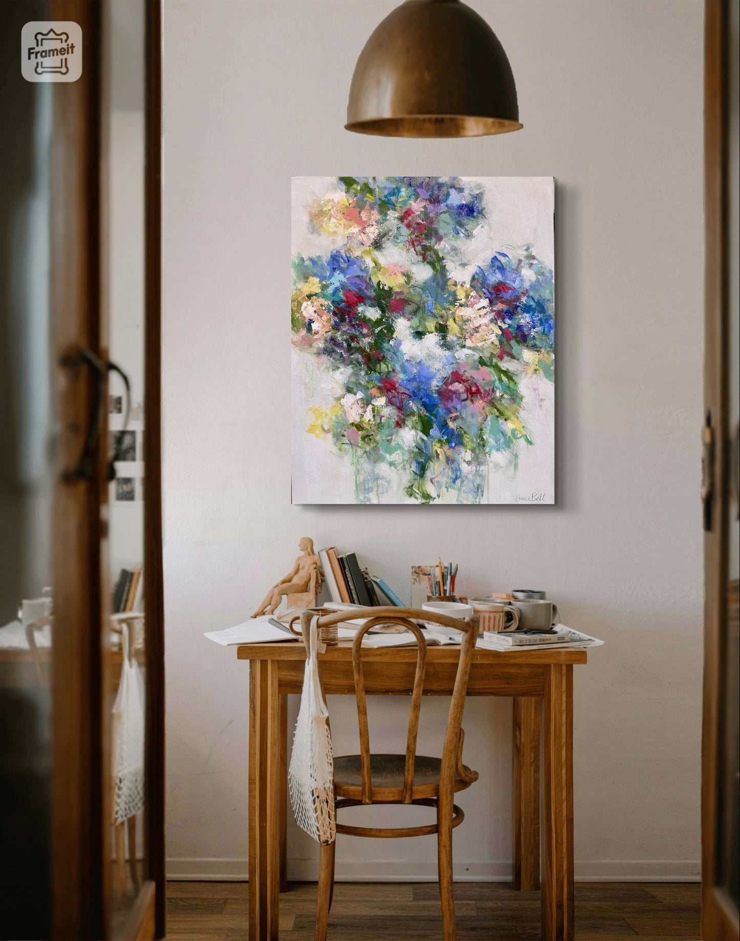 Blue Floral Bloom