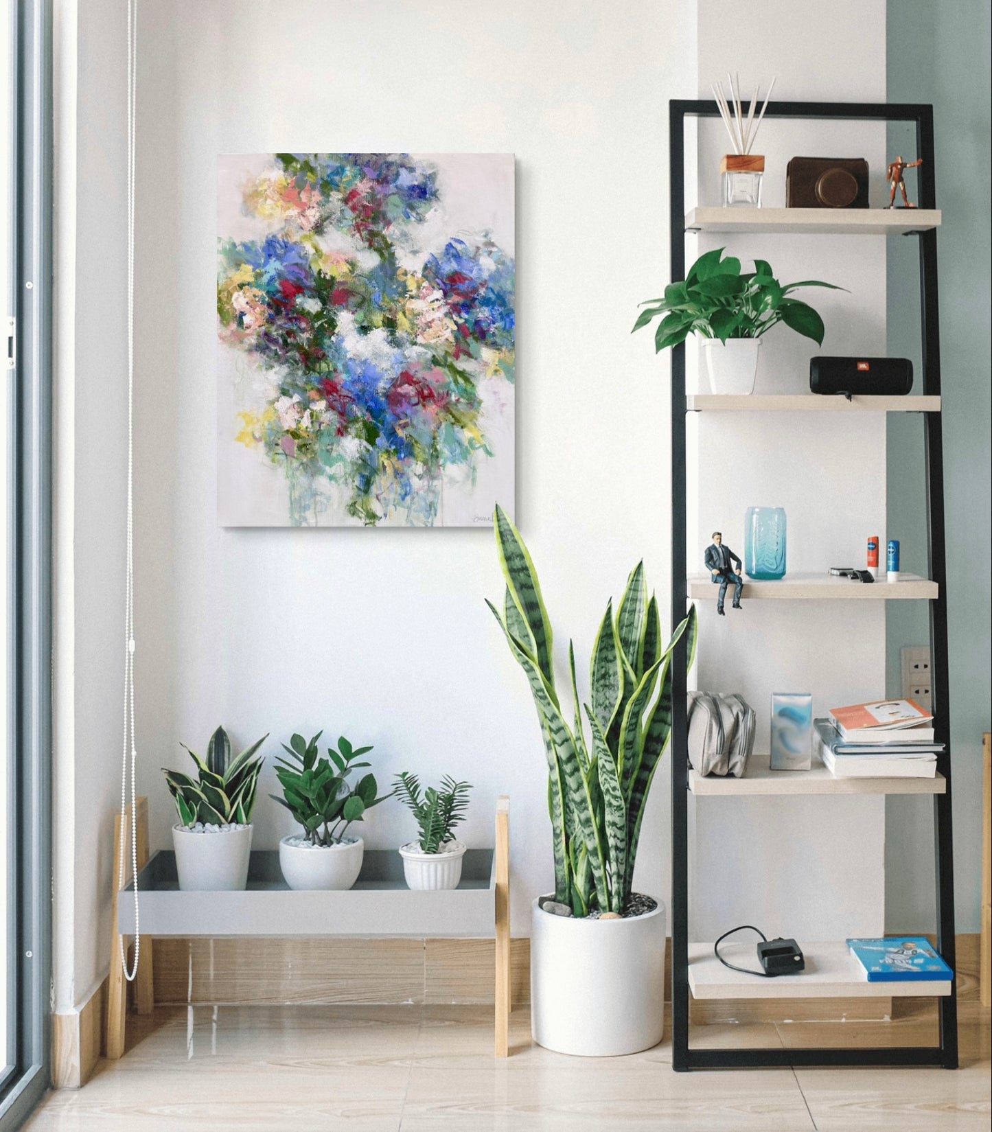 Blue Floral Bloom