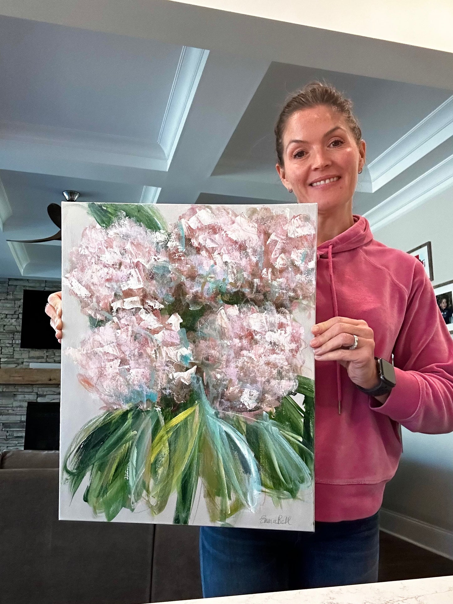 Blush Hydrangea Bloom
