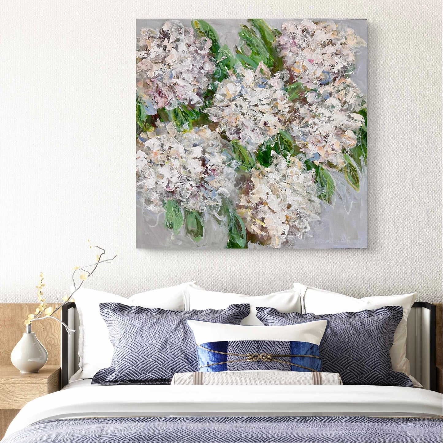 White Hydrangea Bloom