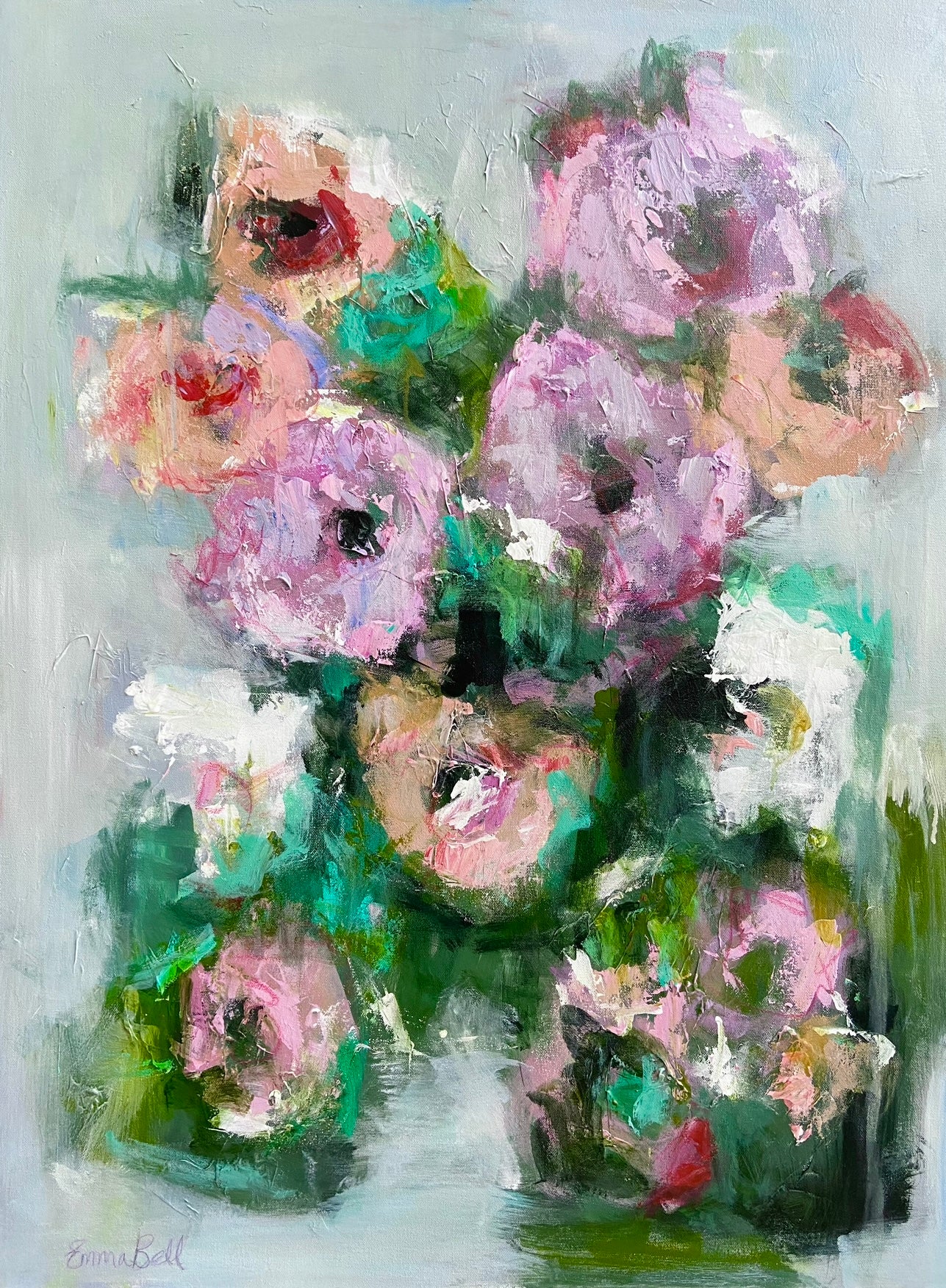 Abstract Peony Garden