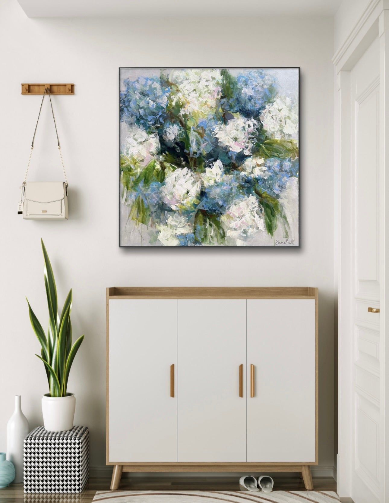 Hydrangea Haze Abstract Giclee Print
