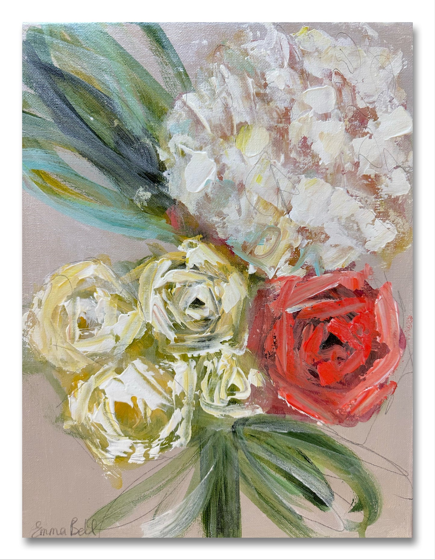 Rose and Hydrangea Bouquet