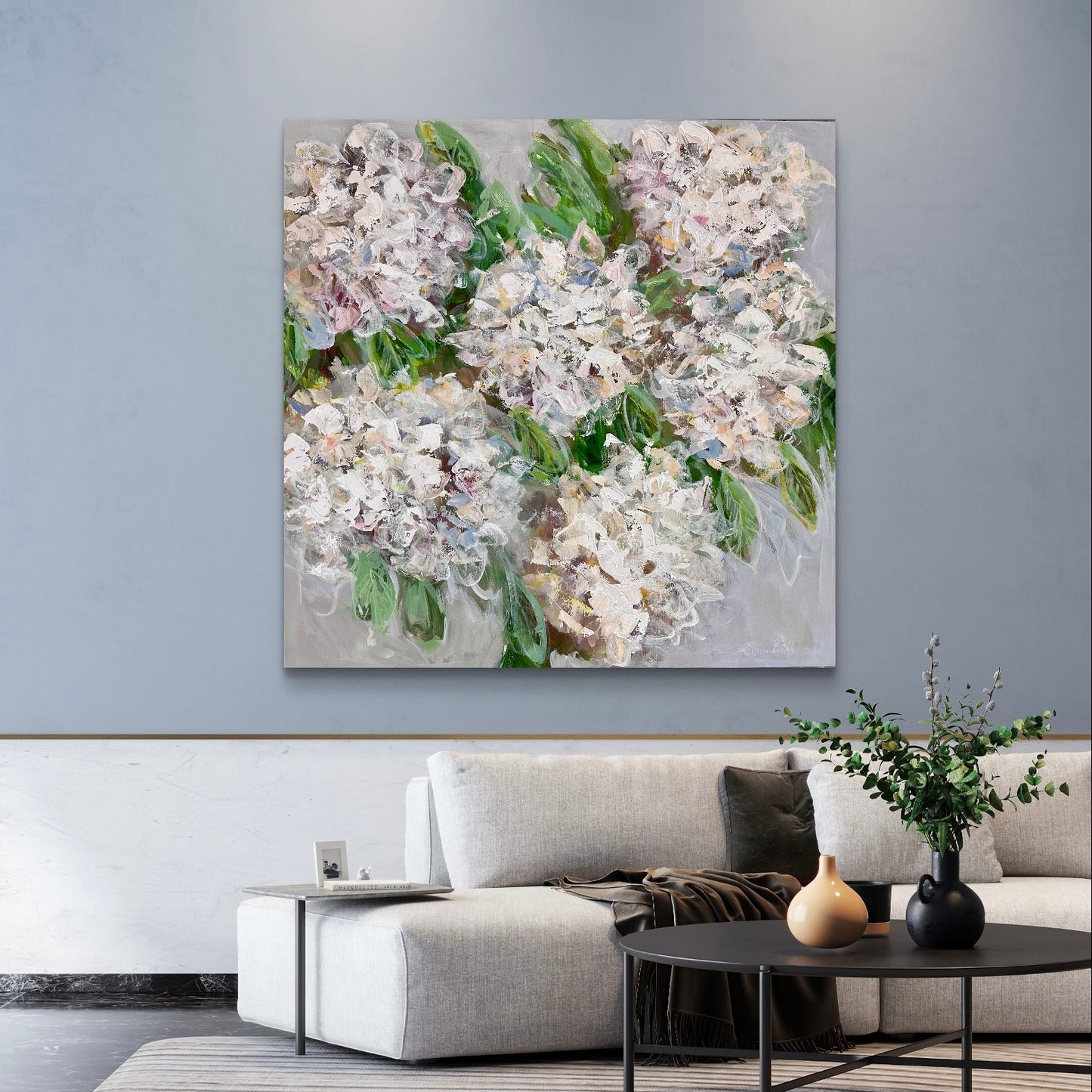 White Hydrangea Bloom