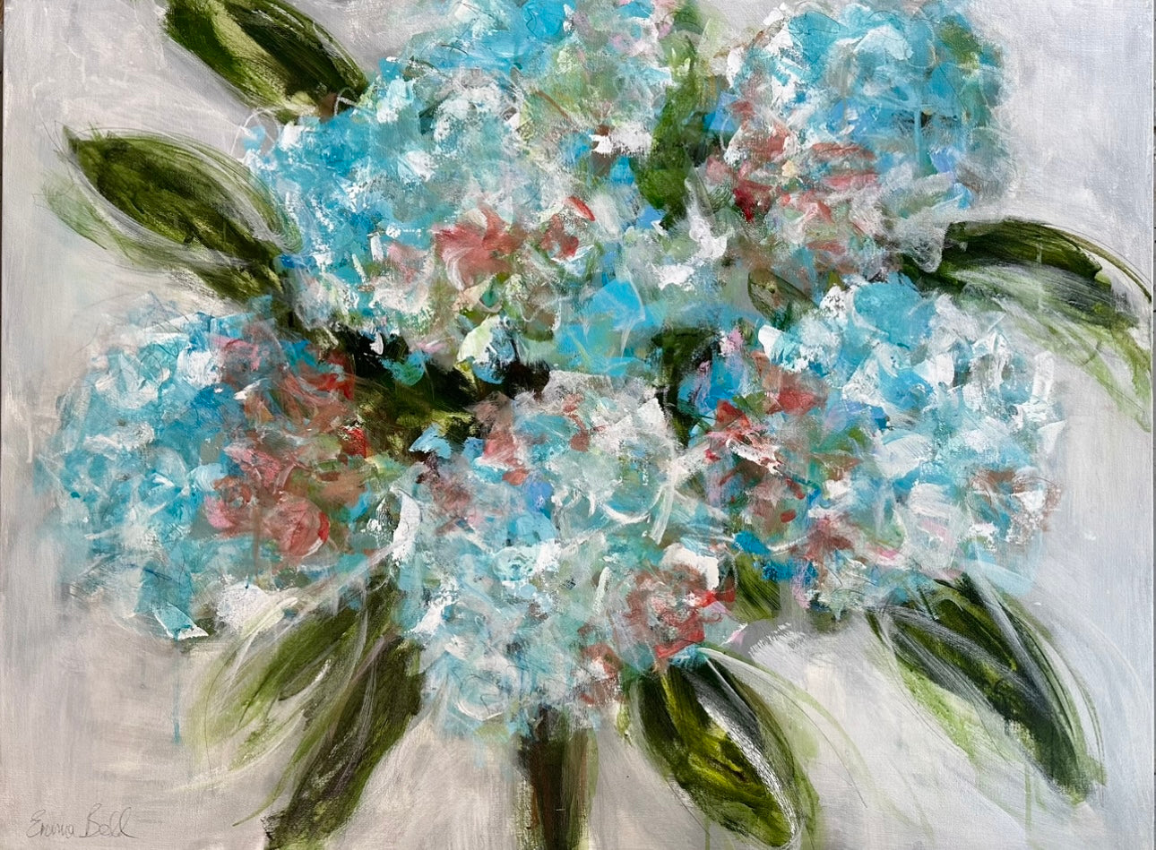 Aqua Hydrangea Bunch