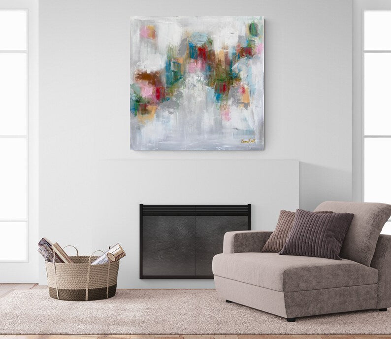 Cocktail Party Abstract Giclee Print