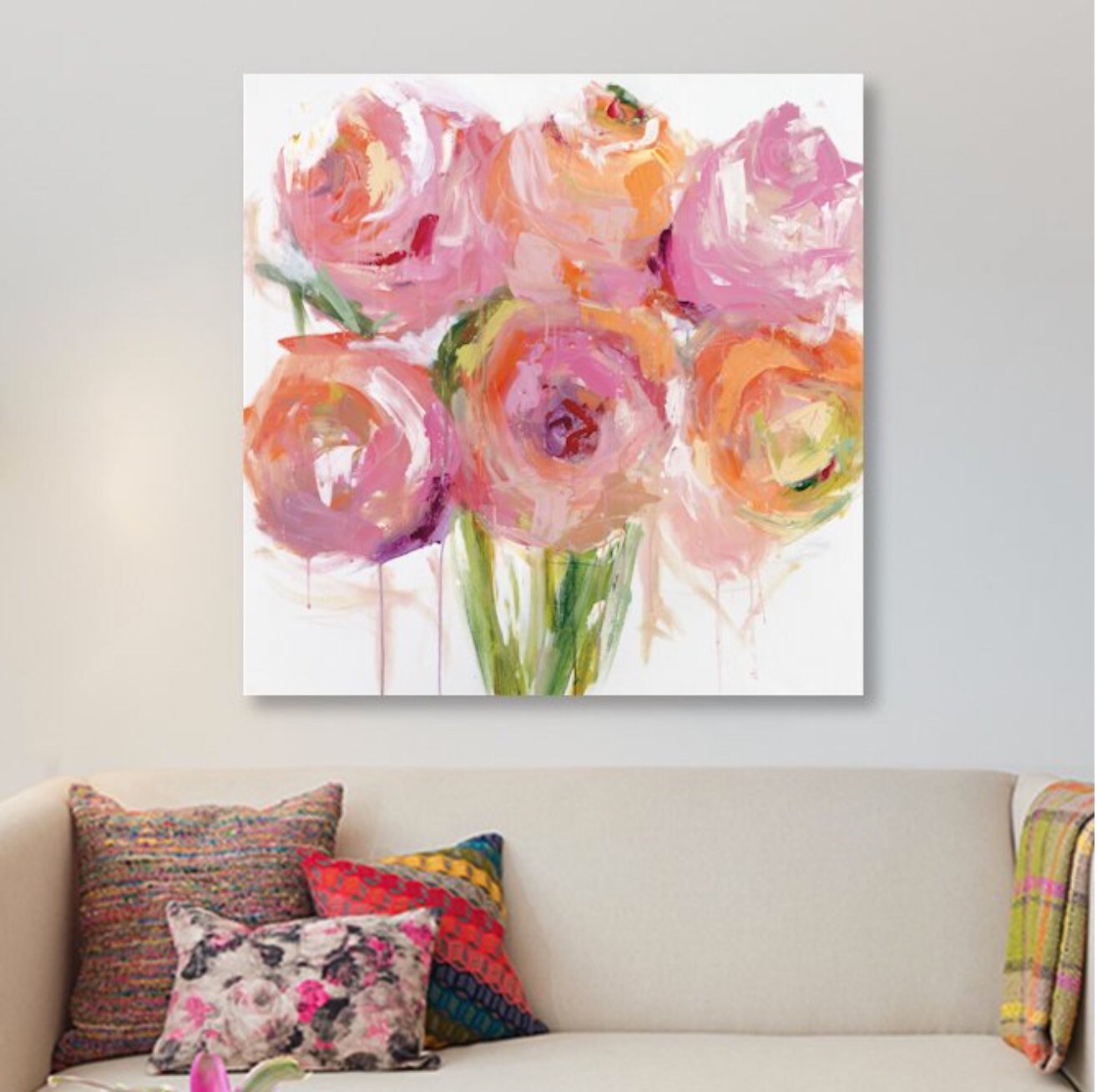 Pink Peonies I