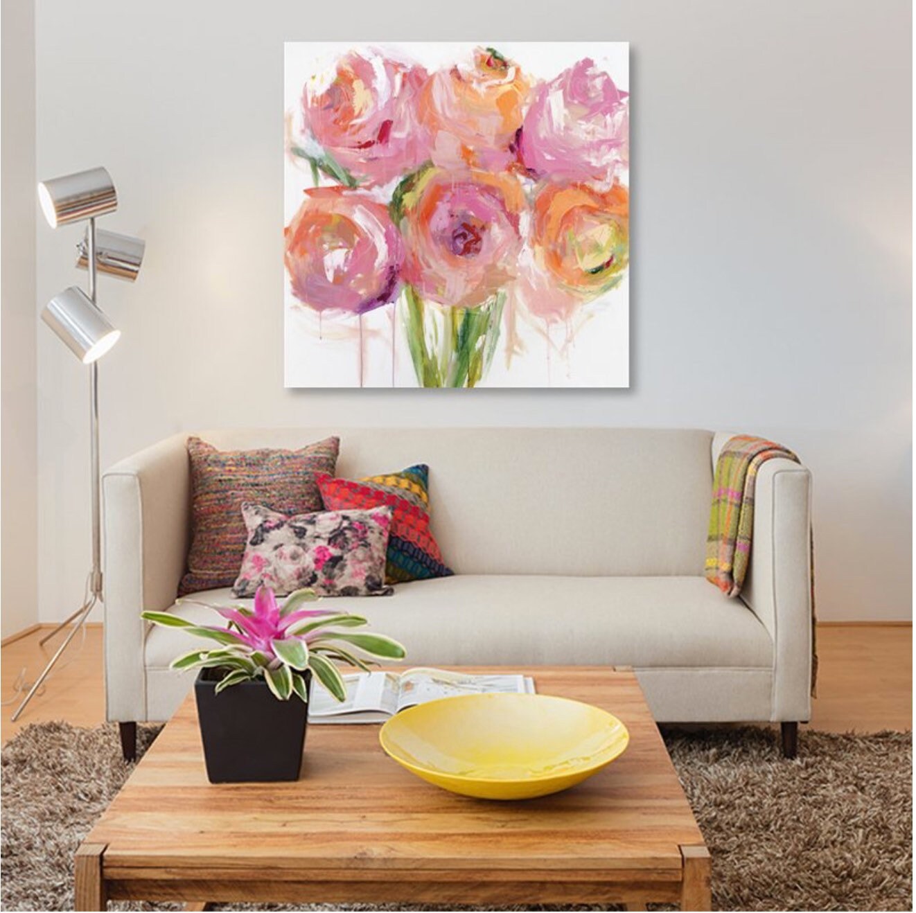 Pink Peonies I