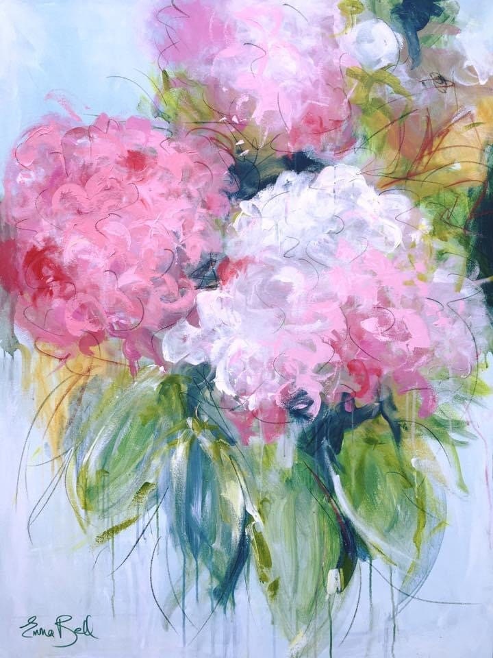 Green Pink Floral Flirt