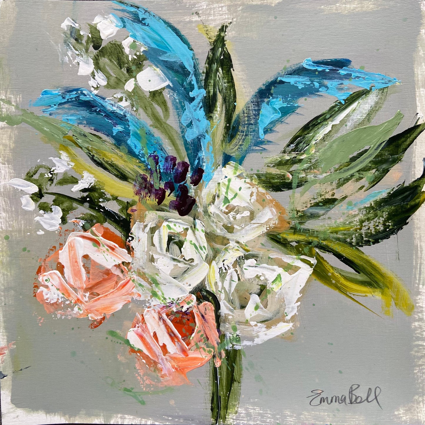Small floral painting