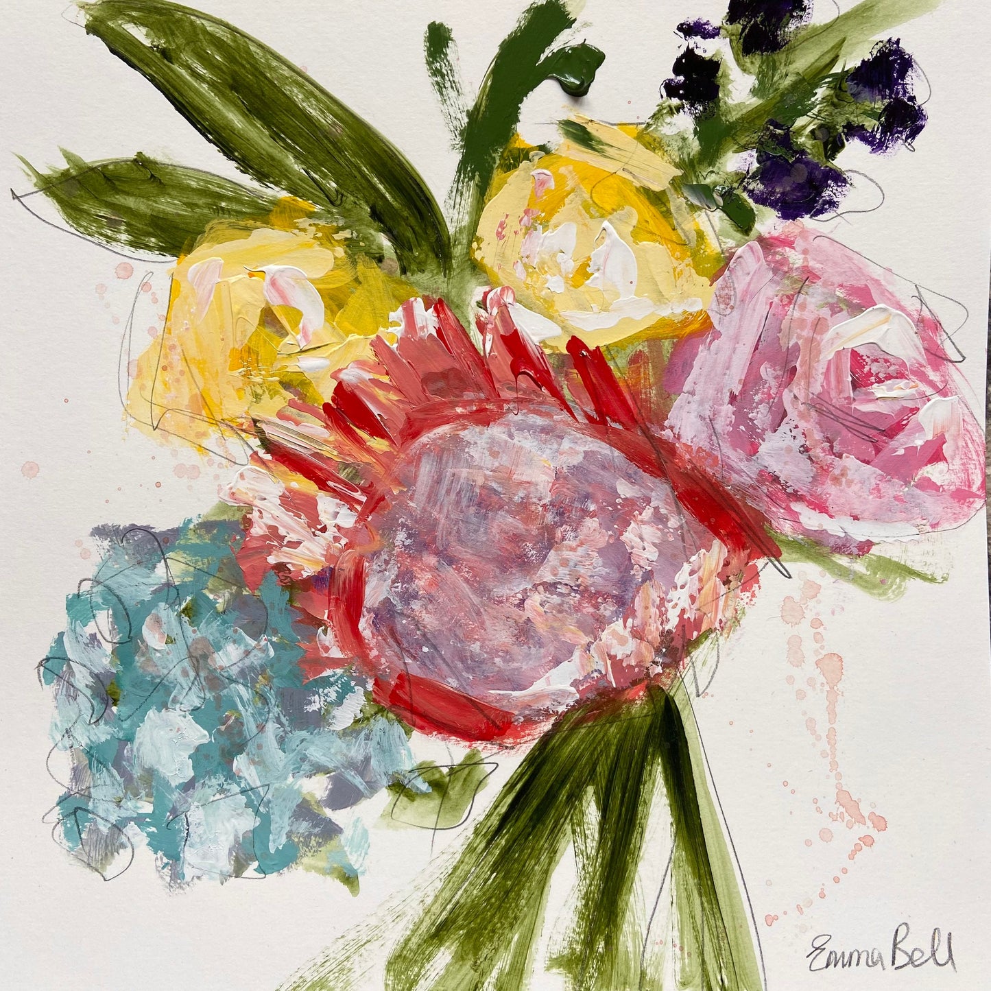 Small floral painting