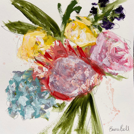 Small floral painting