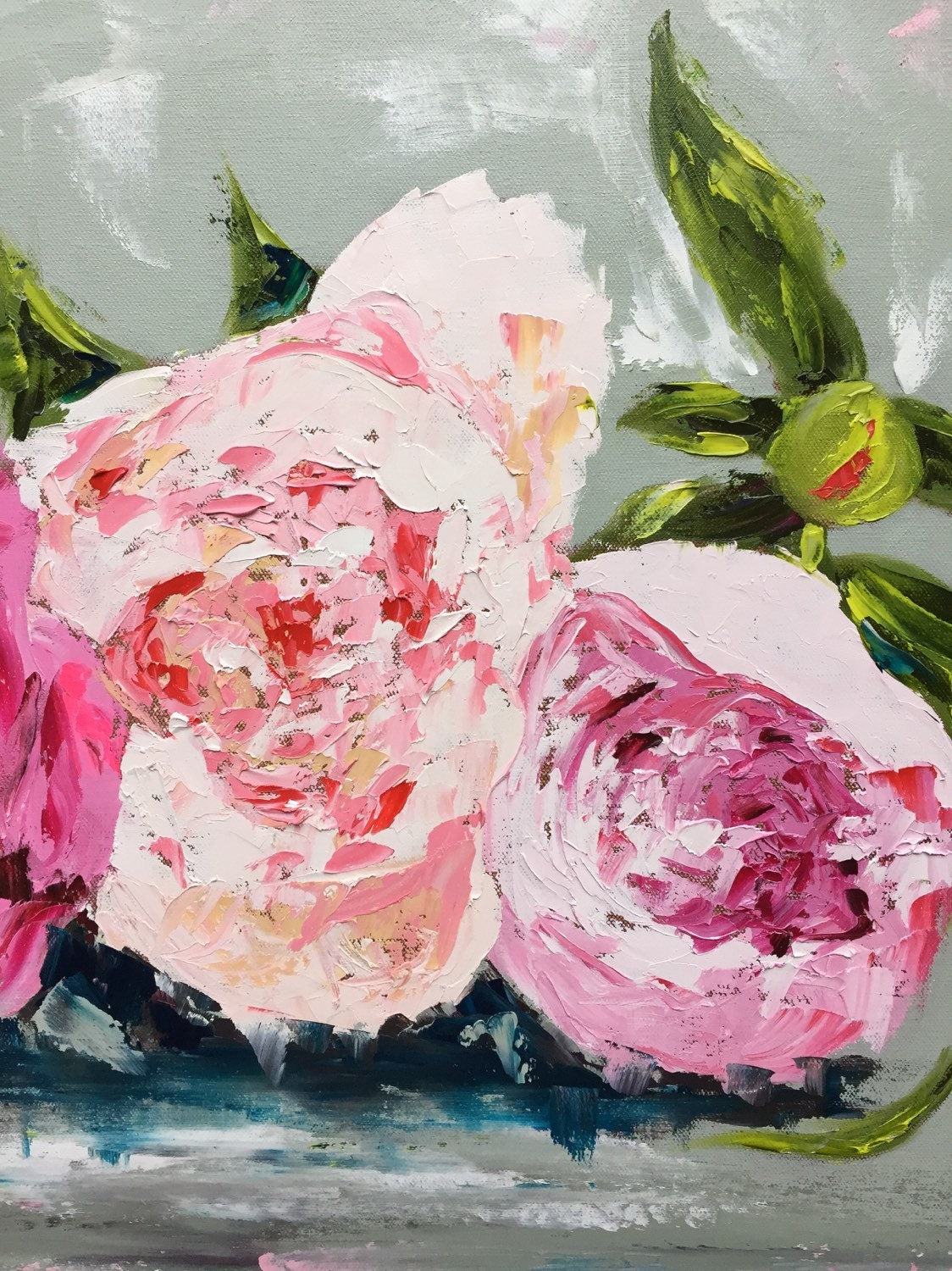 Row of Peonies