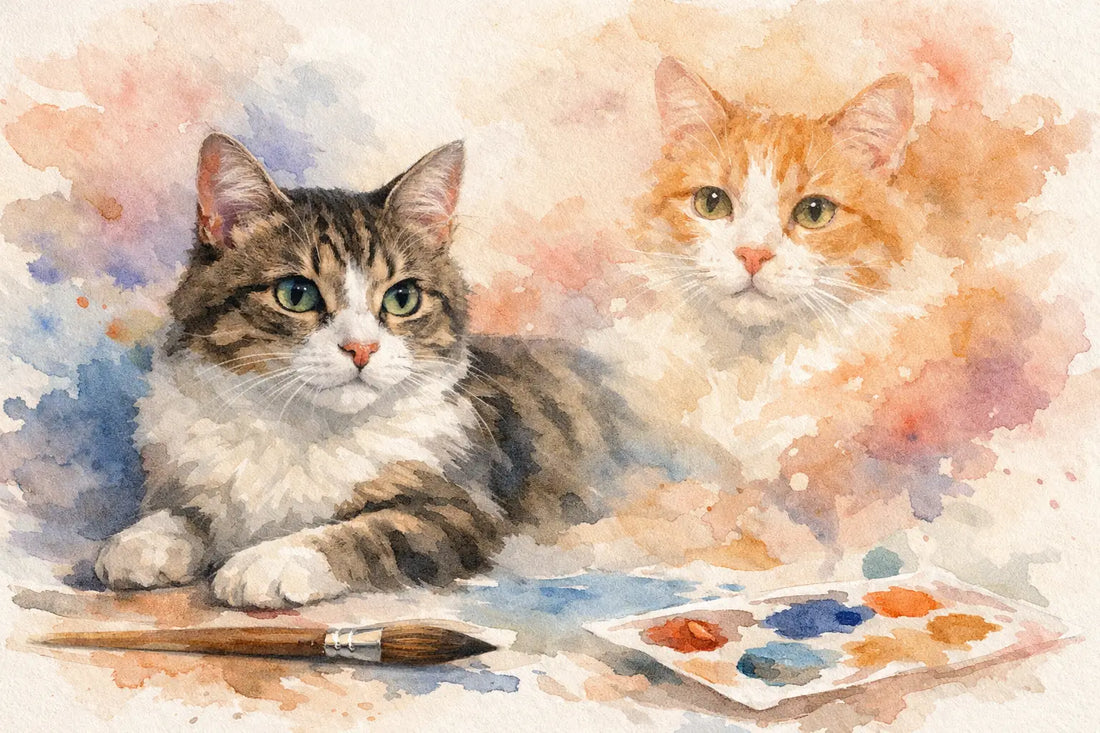 How a Custom Cat Portrait Painting Feels Personal