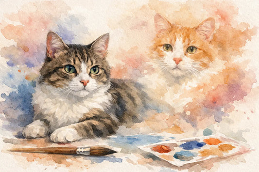 How a Custom Cat Portrait Painting Feels Personal