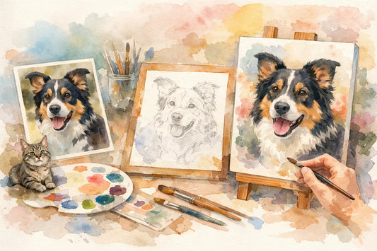 How Pet Portrait Commissions Really Work
