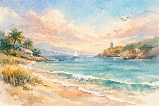 Custom Coastal Scene Painting That Feels Like Home