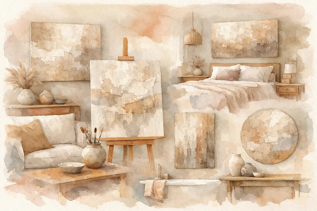 How to Style Textured Art in Every Room