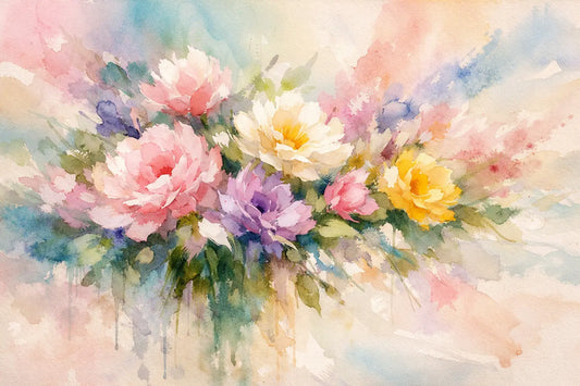 Palette Knife Floral Painting That Feels Alive