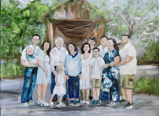 How a Family Portrait Story Becomes Meaningful Art