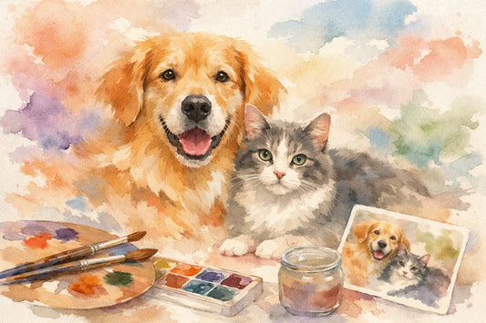 How to Commission Memorial Pet Painting