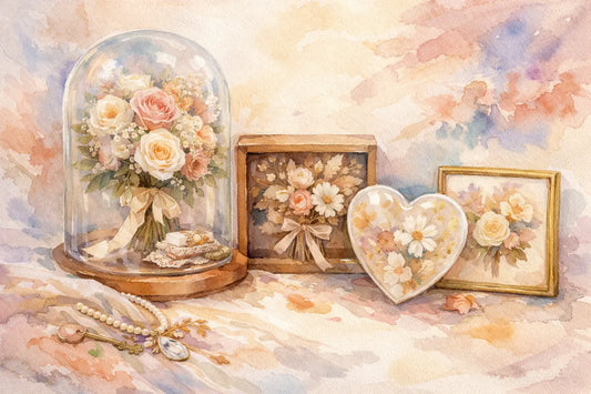 A Guide to Wedding Bouquet Keepsakes