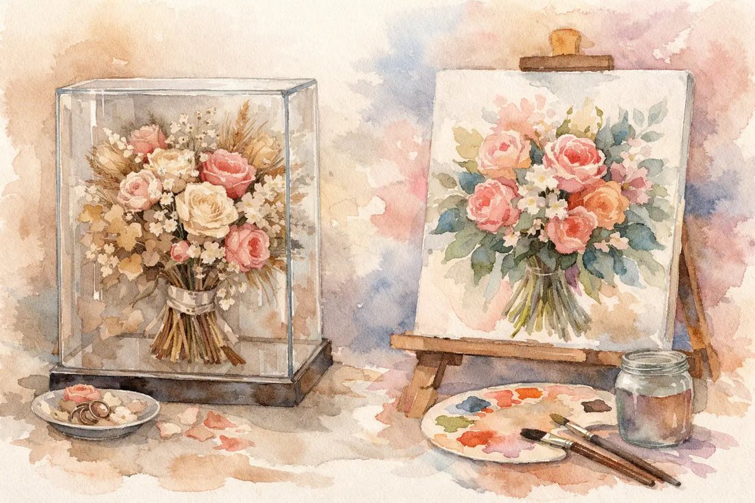 Bouquet Preservation Versus Bouquet Painting