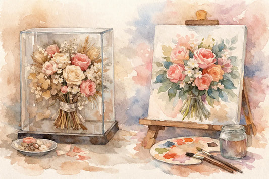 Bouquet Preservation Versus Bouquet Painting