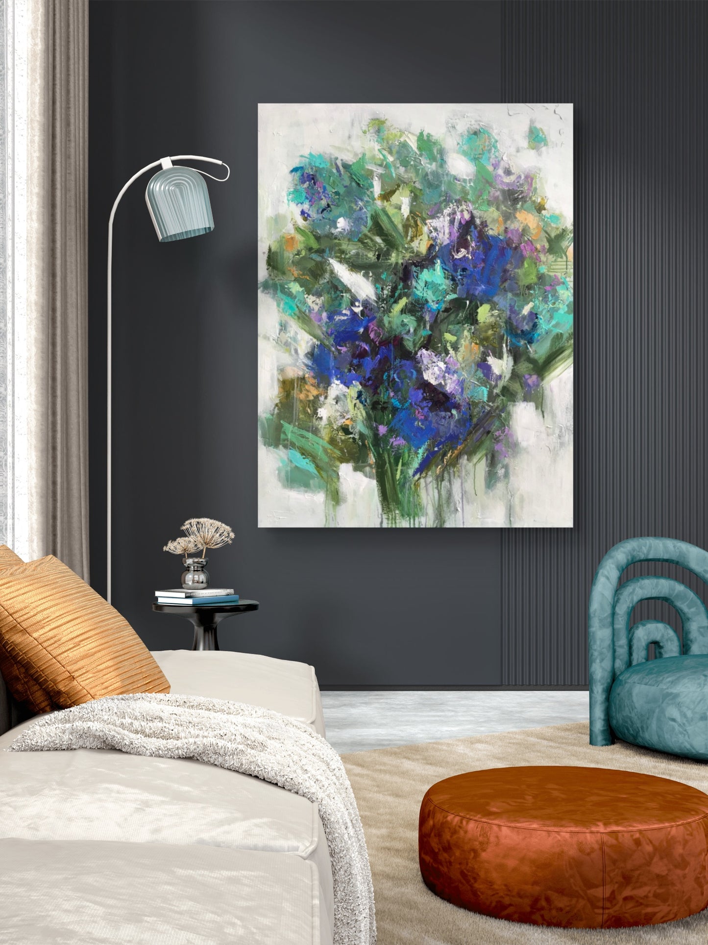 Abstract Iris Bloom