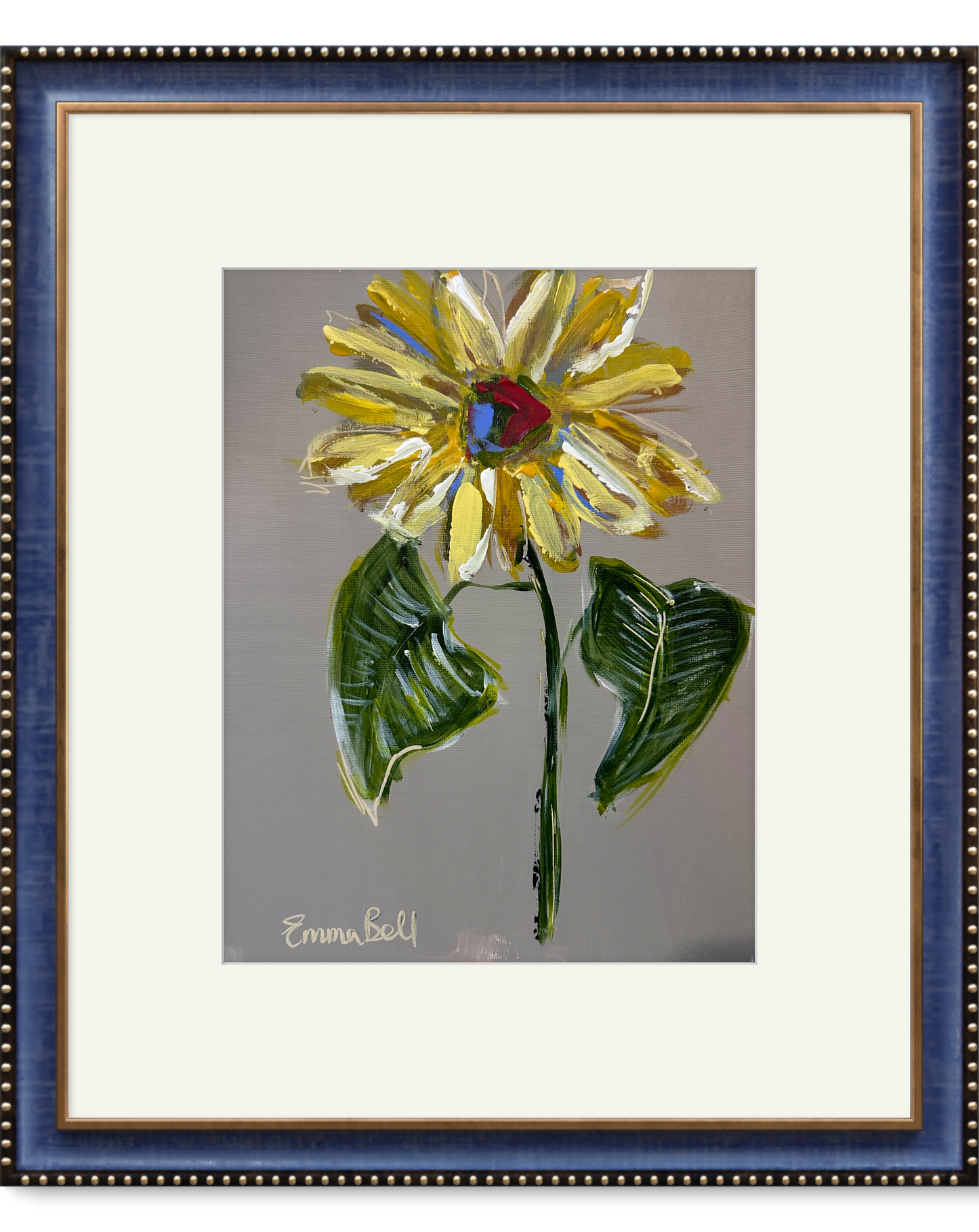 Botanical sunflower 12x9