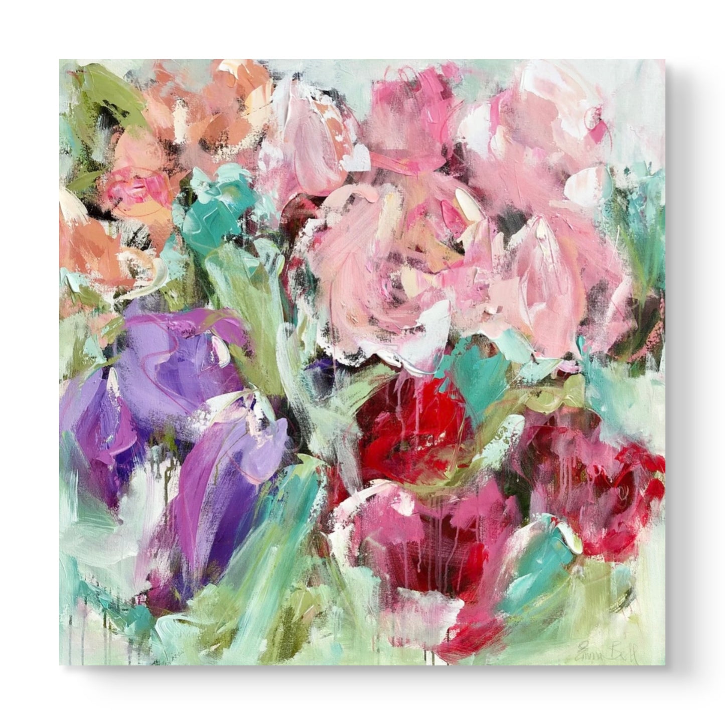 Sweet Peas Abstract