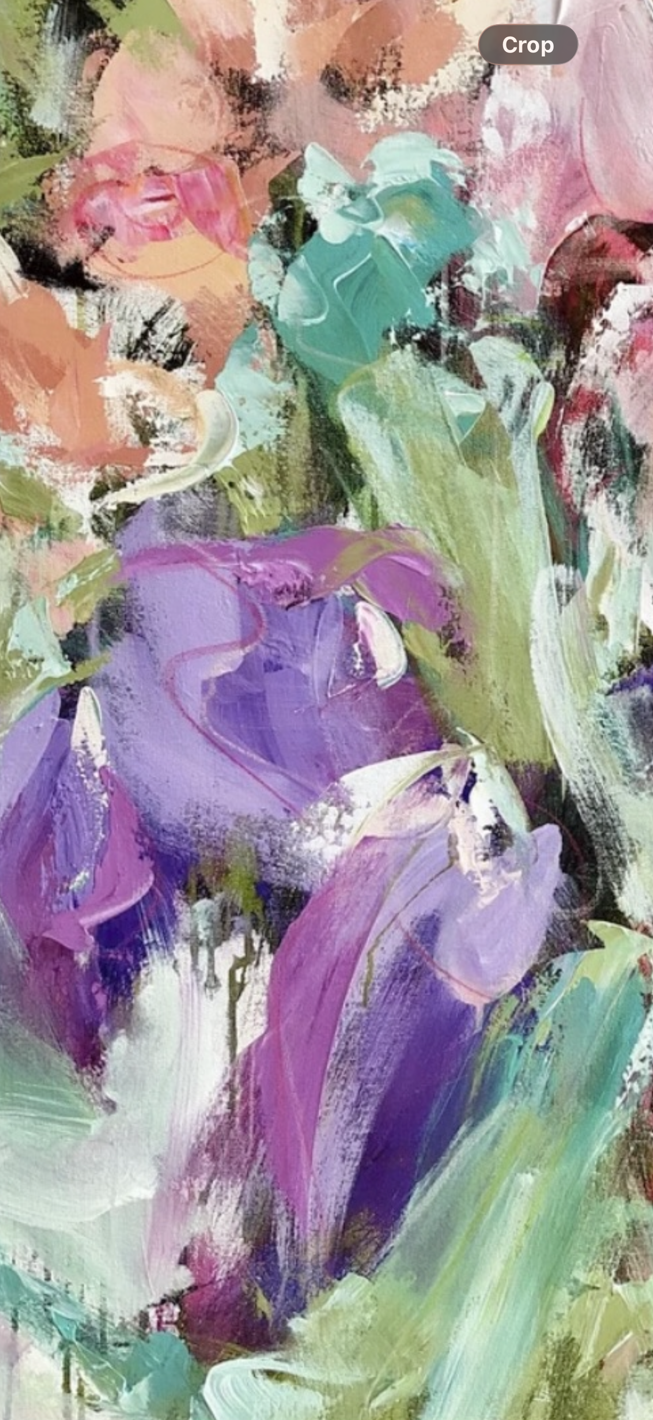 Sweet Peas Abstract