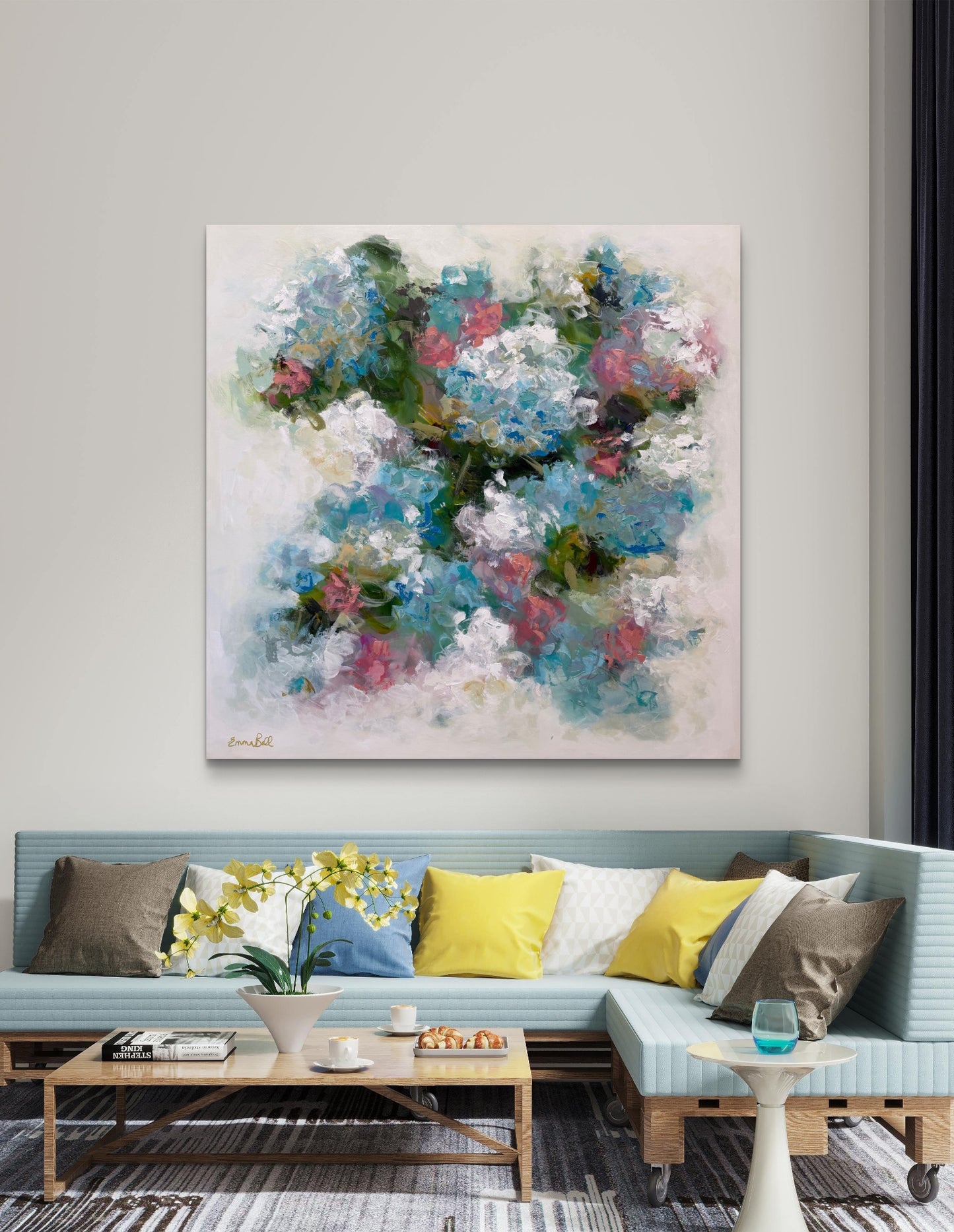 Hydrangea Haze 40x40