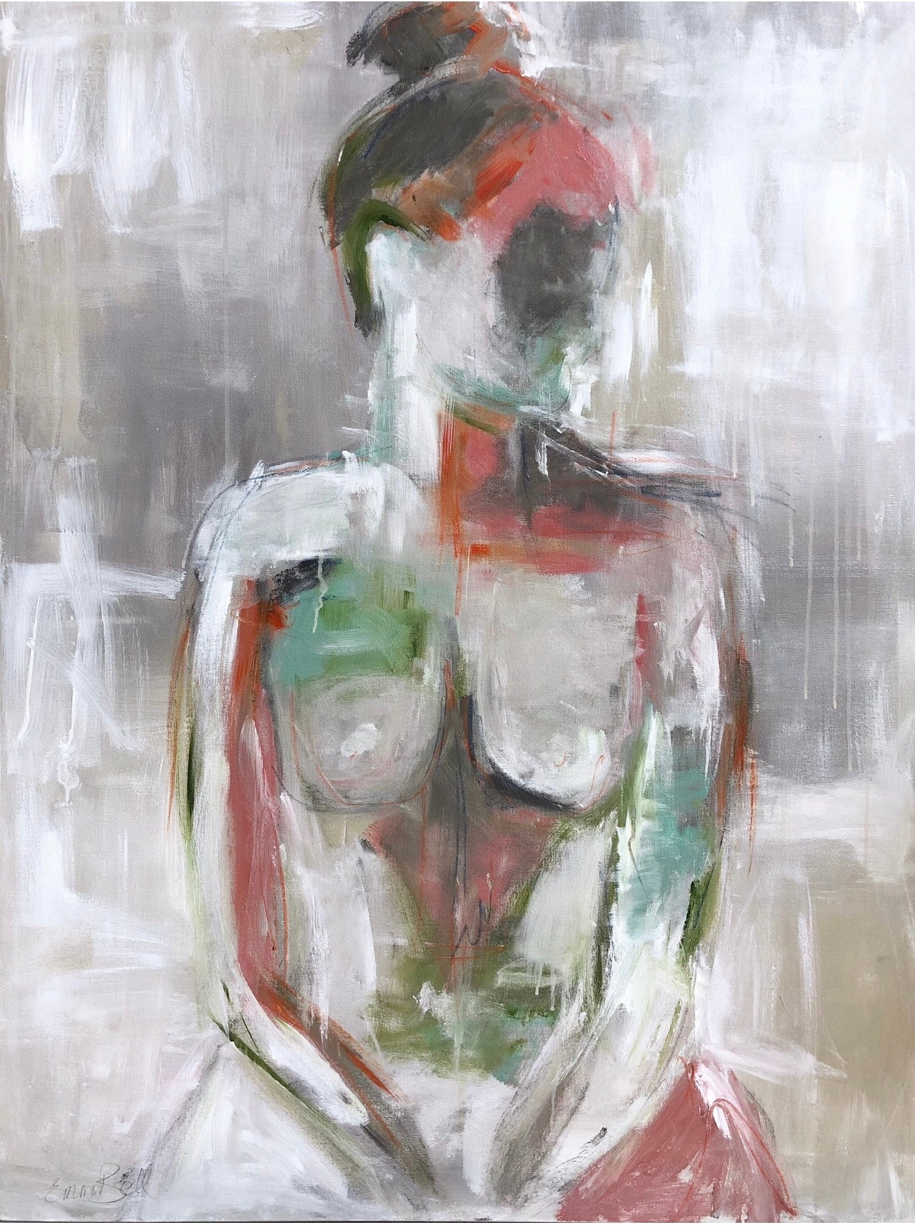 Figure sideways glance