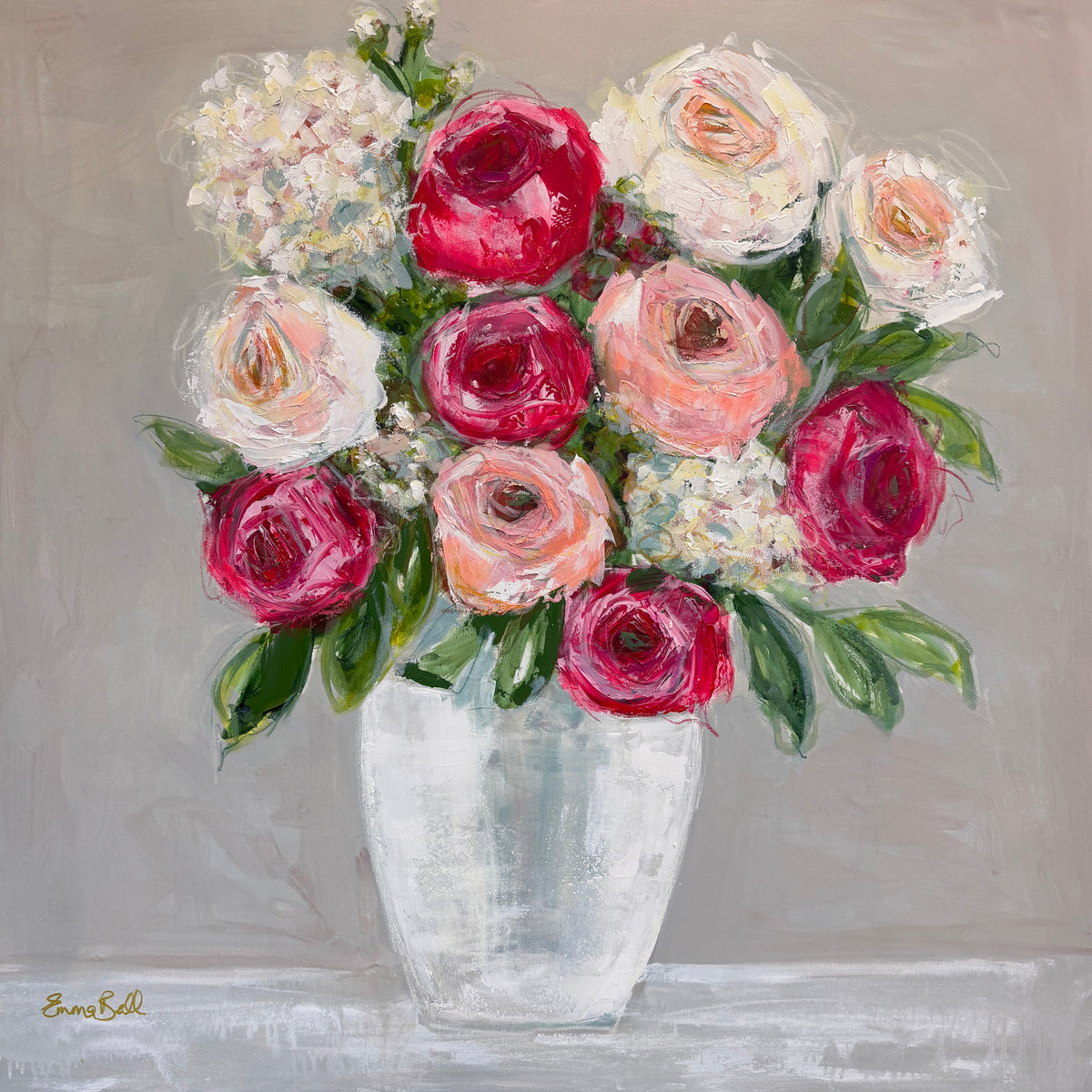 Peony and Hydrangea Bouquet