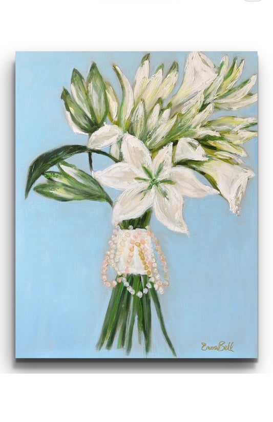 Wedding Bouquet Commission 30x24 final balance
