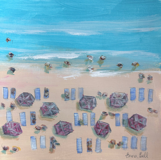 Small Beach painting