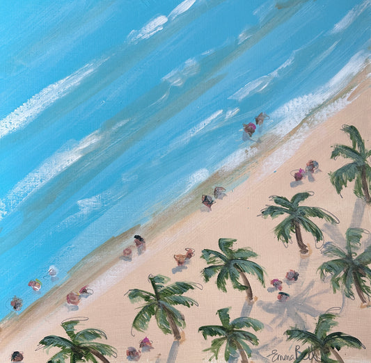 Small Beach painting