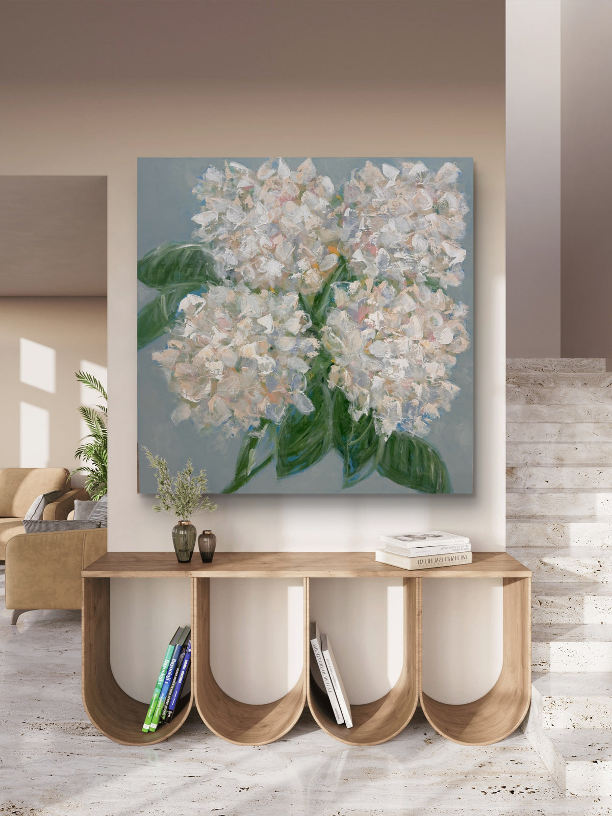 White Hydrangeas