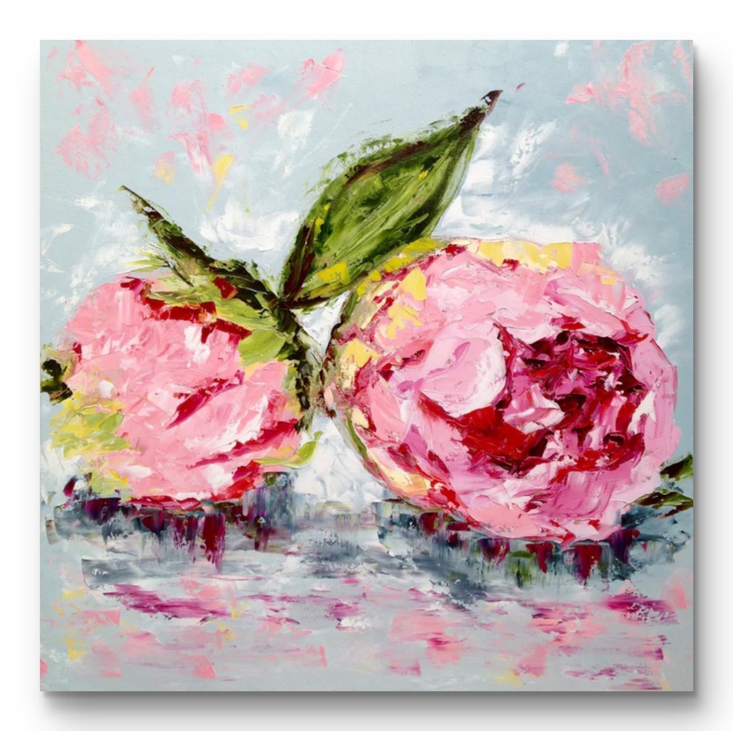 Two Pink Peonies