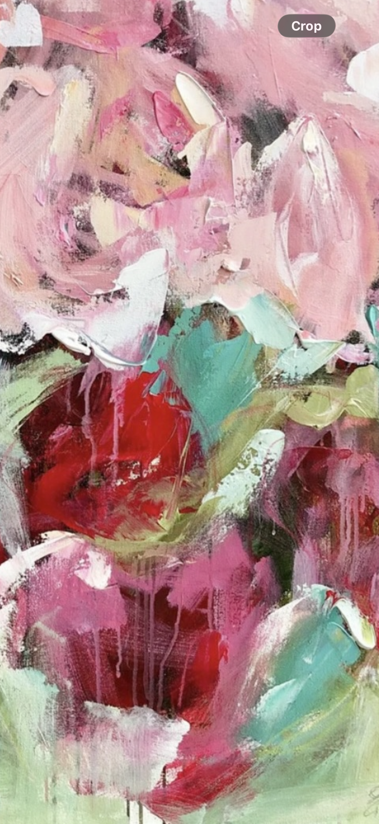 Sweet Peas Abstract