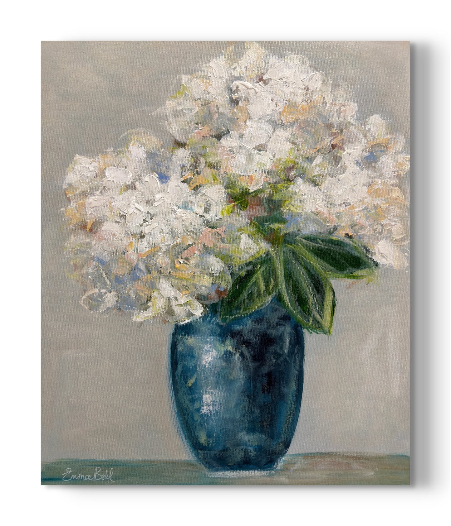 Pale Hydrangea Bloom