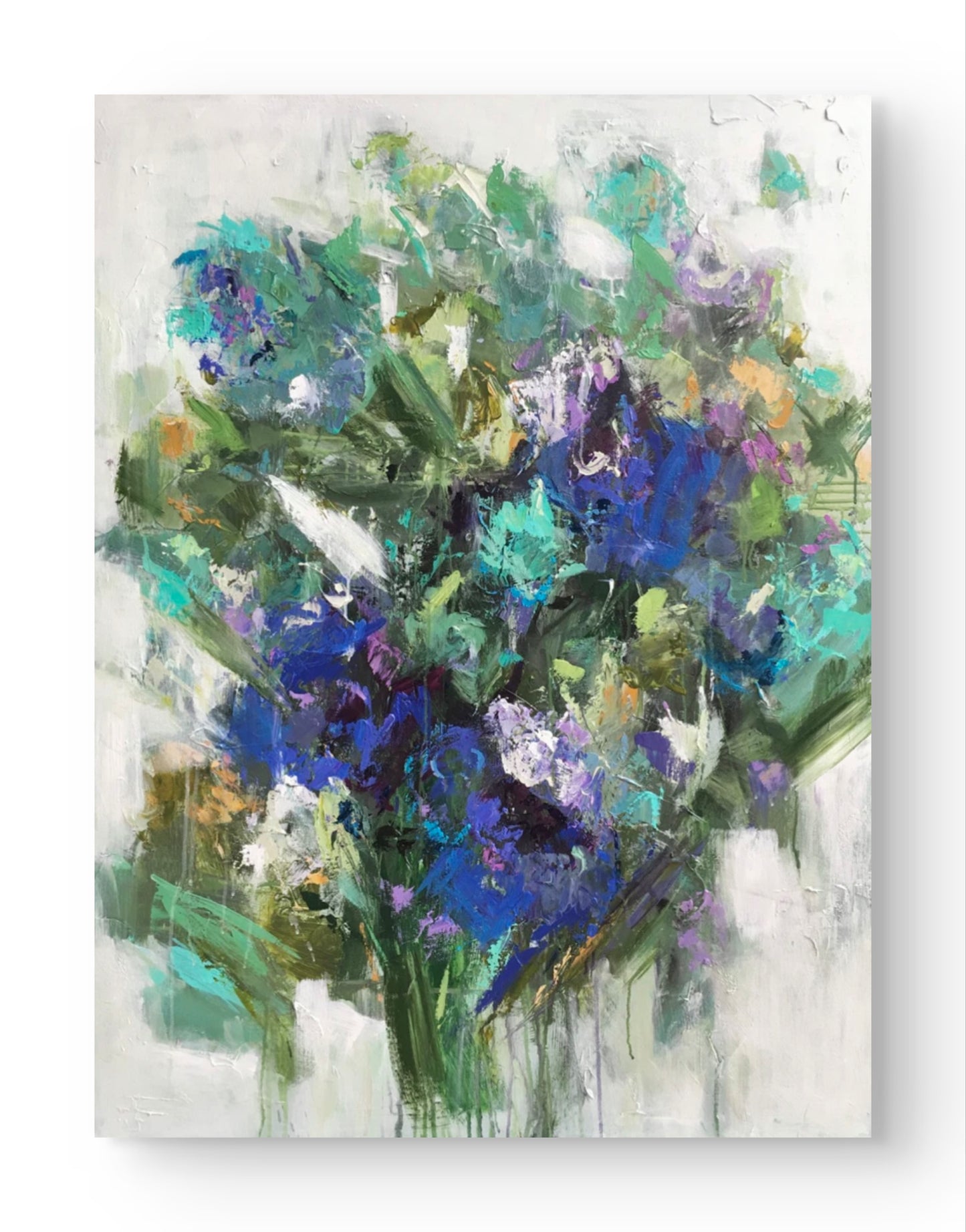 Abstract Iris Bloom